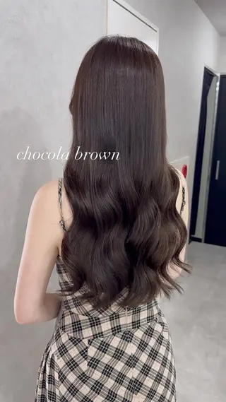 ロング カラー 赤み無し柔らかカラー 【梅田】madokaのヘアスタイル