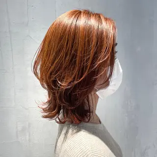 ミディアム カラー DX SHARE SALON所属・matka白髪ぼかし 大人ヘア/KEIKOのヘアスタイル