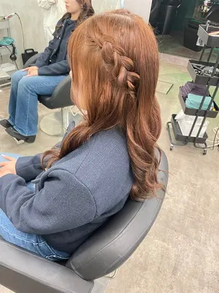 ヘアアレンジ 速水 ゆきののヘアスタイル