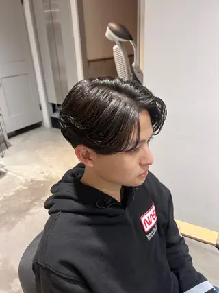 ミディアム パーマ メンズ メンズカットパーマ ✂️ JOYAのヘアスタイル