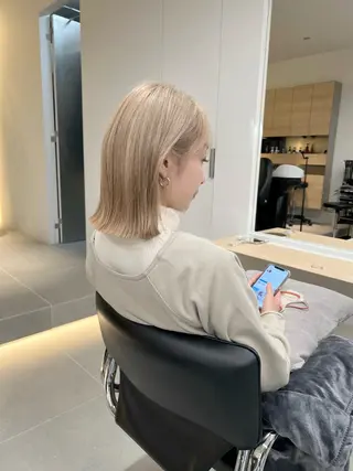 ミディアム an🦋ショートボブ 【蔵前】のヘアスタイル