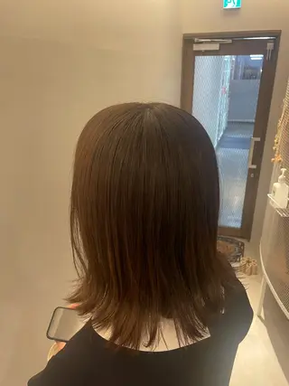 ミディアム 特化✨透明感カラー 白髪染め✨住田緋菜のヘアスタイル
