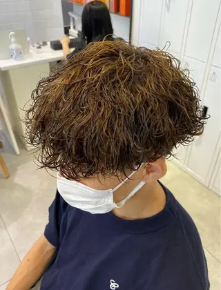 パーマ メンズ 新宿【メンズパーマ】 塩澤太一のヘアスタイル