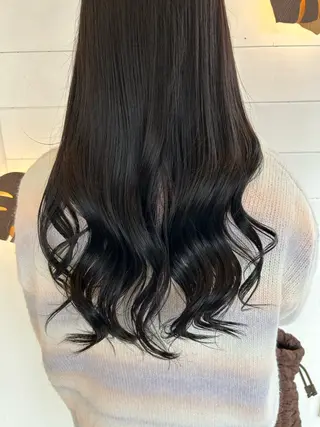 ロング カラー 森 麻衣葉のヘアスタイル