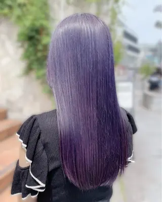 ロング カラー パーマ ヘアアレンジ メンズ キッズ レイヤー×ハイトーン / mihana🪐のヘアスタイル