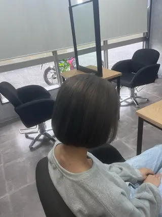 ミディアム カラー 熊谷 有紗のヘアスタイル