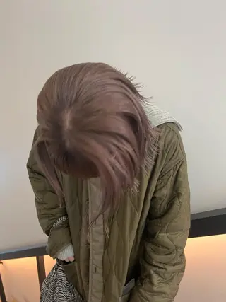 ショート カラー 顔周りカット/透明感 カラー✂️MEIのヘアスタイル