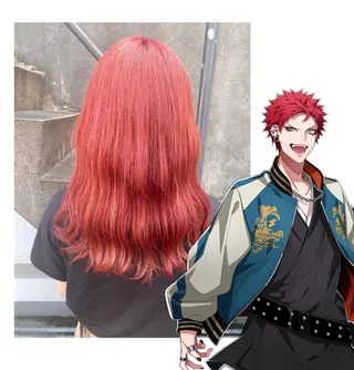 ミディアム カラー GARU-ガル-所属・TSUNO🦖 派手髪/オタク美容師のヘアスタイル