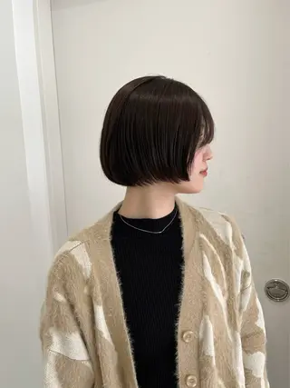 ショート モテヘア/グレージュ /ボブ/前原汐🎐のヘアスタイル