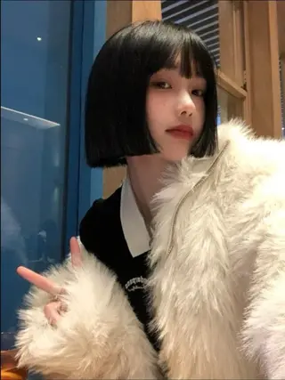 カラー 莉乃/縮毛矯正/髪質 改善/艶カラーのヘアスタイル