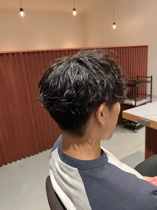 ショート パーマ メンズ 北九州美容室 🇰🇷mahiroのヘアスタイル