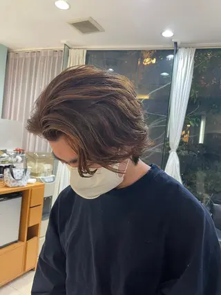 ショート カラー メンズ DECOR所属・DECOR ミネ ショウタロウのヘアスタイル