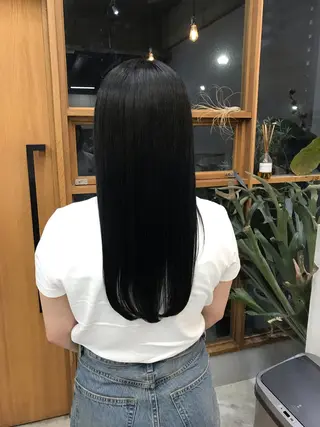 ロング カラー muku所属・レディースカット モデル/ayunaのヘアスタイル