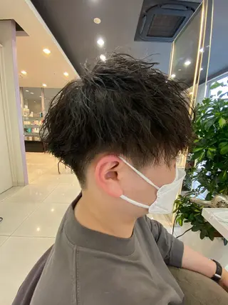 ショート パーマ メンズ メンズサロン/戸塚駅 東口3分/冨田大輝のヘアスタイル