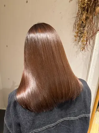 セミロング ［パサつき改善］＊ 髪質改善ケアサロン＊のヘアスタイル