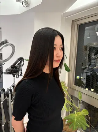 ロング パーマ レイヤーカット/瀬川 琴音のヘアスタイル