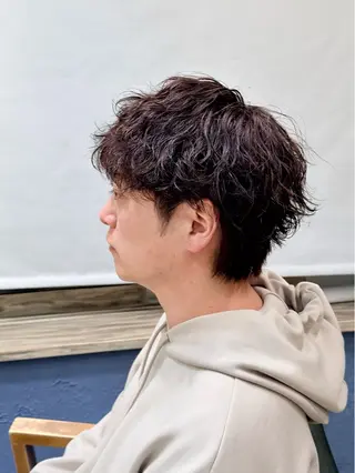 カラー パーマ メンズ hair rescue kapra所属・メンズカット Hikaruのヘアスタイル