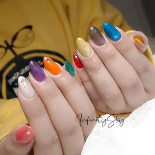 ネイル infinity skyのネイルデザイン