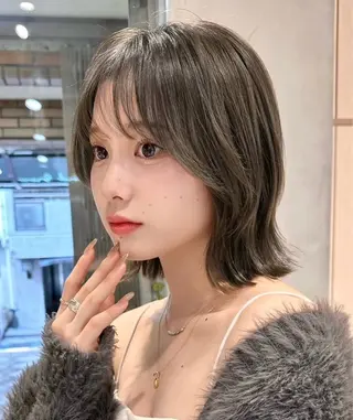 ショート カラー ボブ/縮毛矯正/美髪 髪質改善/大和田拓夢のヘアスタイル