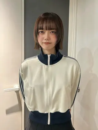 ショート えり 堀江/ボブ /透明感/レイヤーのヘアスタイル