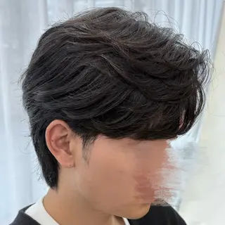 ショート パーマ メンズ いちか🤍 COQU千葉のヘアスタイル