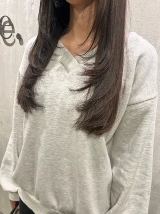 ロング カラー くろだ まみのヘアスタイル
