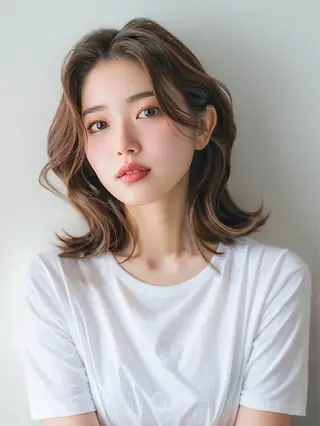 カラー 松本 のはらのヘアスタイル