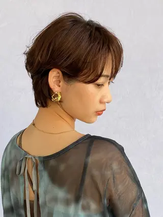 ショート 髪質改善/イルミナ/ 城崎のヘアスタイル