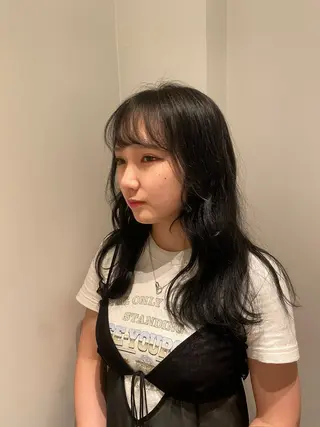 ロング カラー ワタナベ イオリ🧼のヘアスタイル