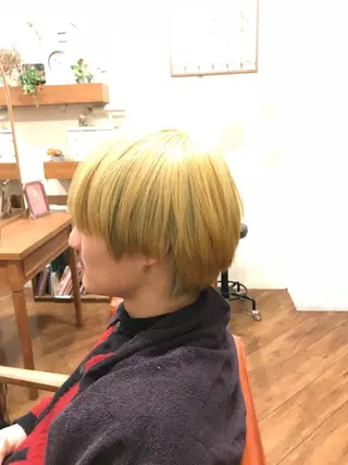 カラー メンズ THREE byKEEPのヘアスタイル