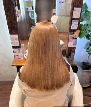 ロング 角田 満帆のヘアスタイル