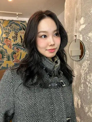 セミロング ハシモトタケル🌿 ボブ/レイヤーカットのヘアスタイル