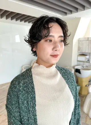 ショート パーマ driP.　by HAVANA所属・パーマ / ボブ /ショート 谷口 陸のヘアスタイル