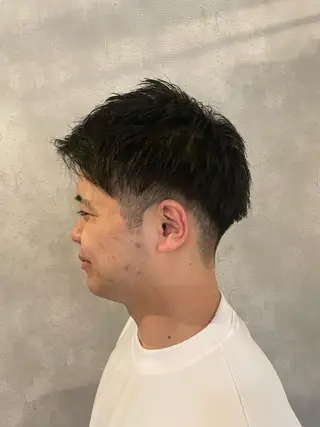 メンズ フリーランスシェアサロンルレイル所属・心斎橋/メンズ /ルレイル/地形真希のヘアスタイル