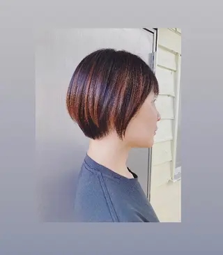 ショート カラー RECORD所属・RECORD sakuraのヘアスタイル