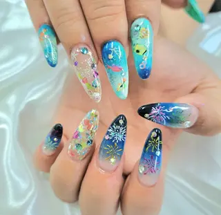 ネイル 河野ちえ (雑誌掲載サロン)のネイルデザイン