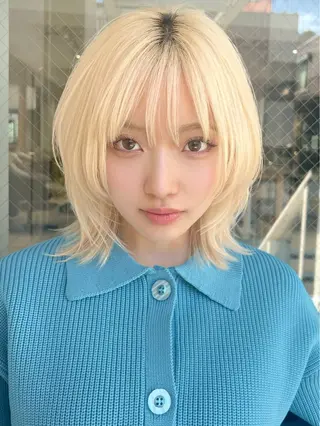 ショート カラー ⟡ボブ⟡レイヤー⟡ MINX岩下愛翔のヘアスタイル