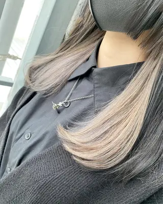 ロング カラー 後藤紗英/髪質改善 /オリーブベージュのヘアスタイル