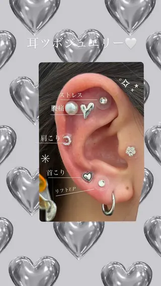 ubu share salon所属・鈴村緋女／ヘアセット ／耳ツボジュエリーのその他イメージ