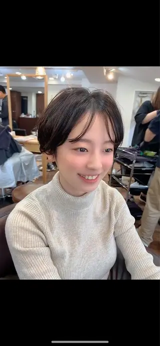 ショート 縮毛矯正/ショート/ レイヤー/畑中正敏のヘアスタイル