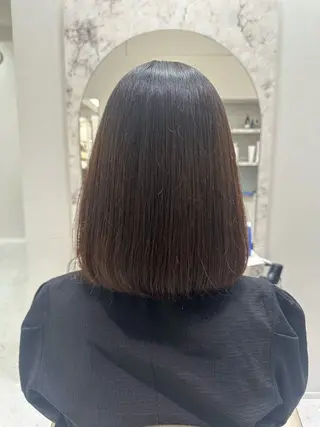 ミディアム パーマ 韓国レイヤー✨ yasuko銀座のヘアスタイル