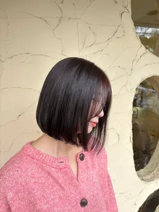 ミディアム 柘植 雅大のヘアスタイル