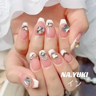 ネイル パーマ セミロング カラー ヘアアレンジ キッズ メンズ マツエク・マツパ アイブロウ 🦋 Queenieのネイルデザイン