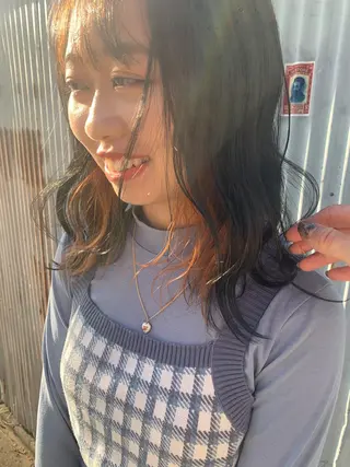 ミディアム カラー 中目黒🌼 🌼ハナのヘアスタイル