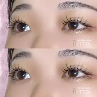 マツエク・マツパ BETTISH🩵 SERIのマツエク・マツパデザイン