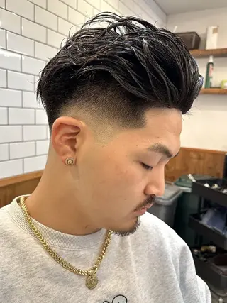 ショート パーマ メンズパーマ メンズカットYUKIのヘアスタイル