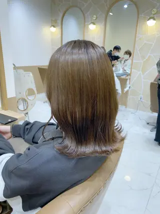 ミディアム カラー 坂井 茅聖のヘアスタイル