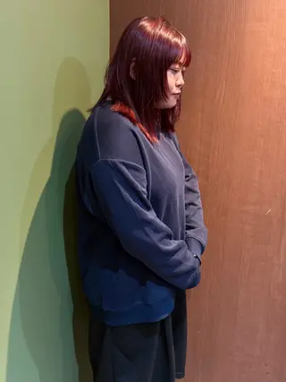 ミディアム カラー mai / linoah˚✧のヘアスタイル