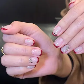 ネイル By moonネイル 🌷ワンホン/韓国風のネイルデザイン