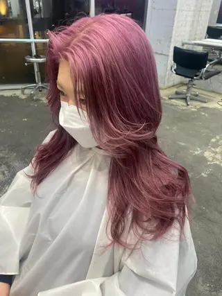 ロング カラー 💗💗韓国レイヤー yu-ki💗💗のヘアスタイル